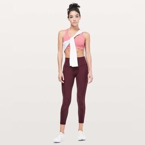 Lululemon All The Right Places Crop II *23" Dark Adobe Size 6